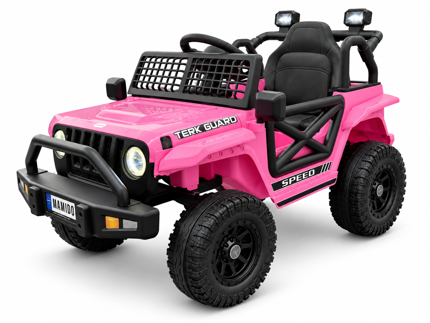 Mamido Elektrické autíčko OFFROAD růžové 12V Vysoký podvozek