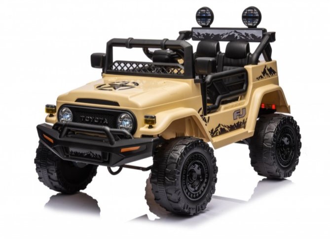 Mamido Elektrické autíčko Toyota FJ Cruiser 4x4 béžové