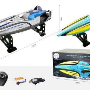 Mamido Loď na dálkové ovládání Dragon Dual Engine šedá