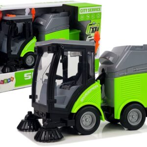 Popelářské auto se zvukovými efekty 1:16 zelené