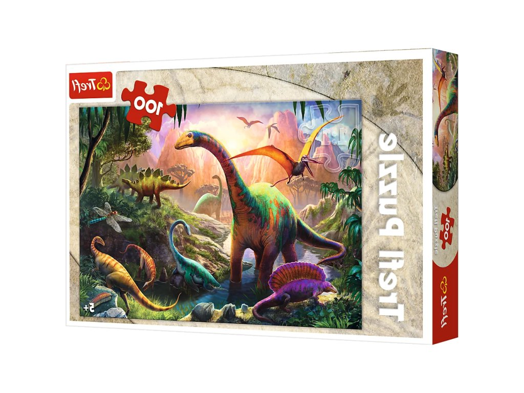 Puzzle Svět dinosaurů 100 dílků Trefl 16277