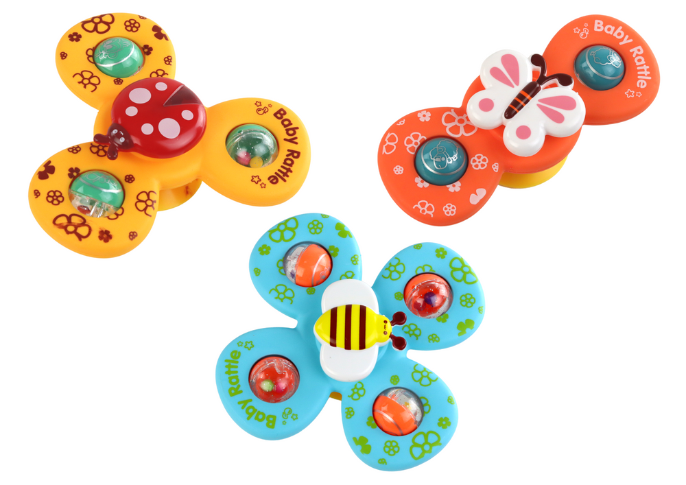 Senzorická hračka Spinner s přísavkami 3 druhy - Obrázek 2